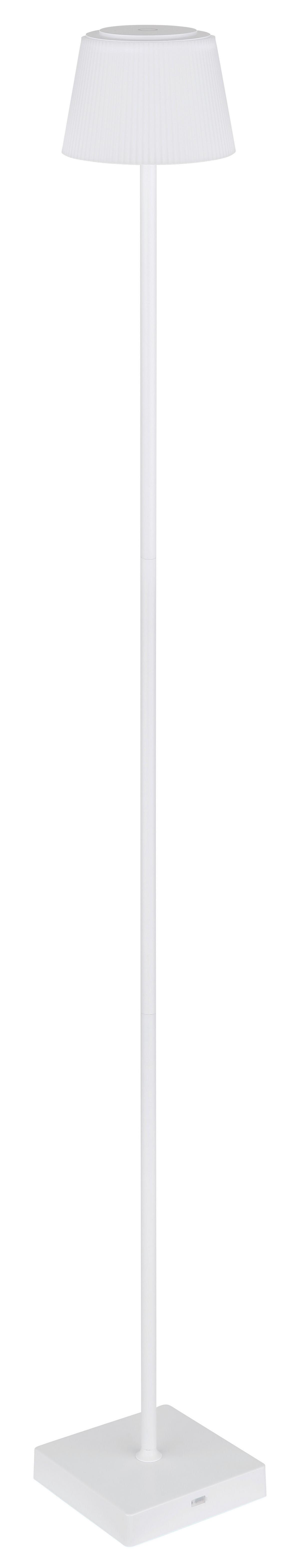 Akku-Stehleuchte 58434sw - Weiß, Design, Kunststoff/Metall (14/14/120cm) - Globo