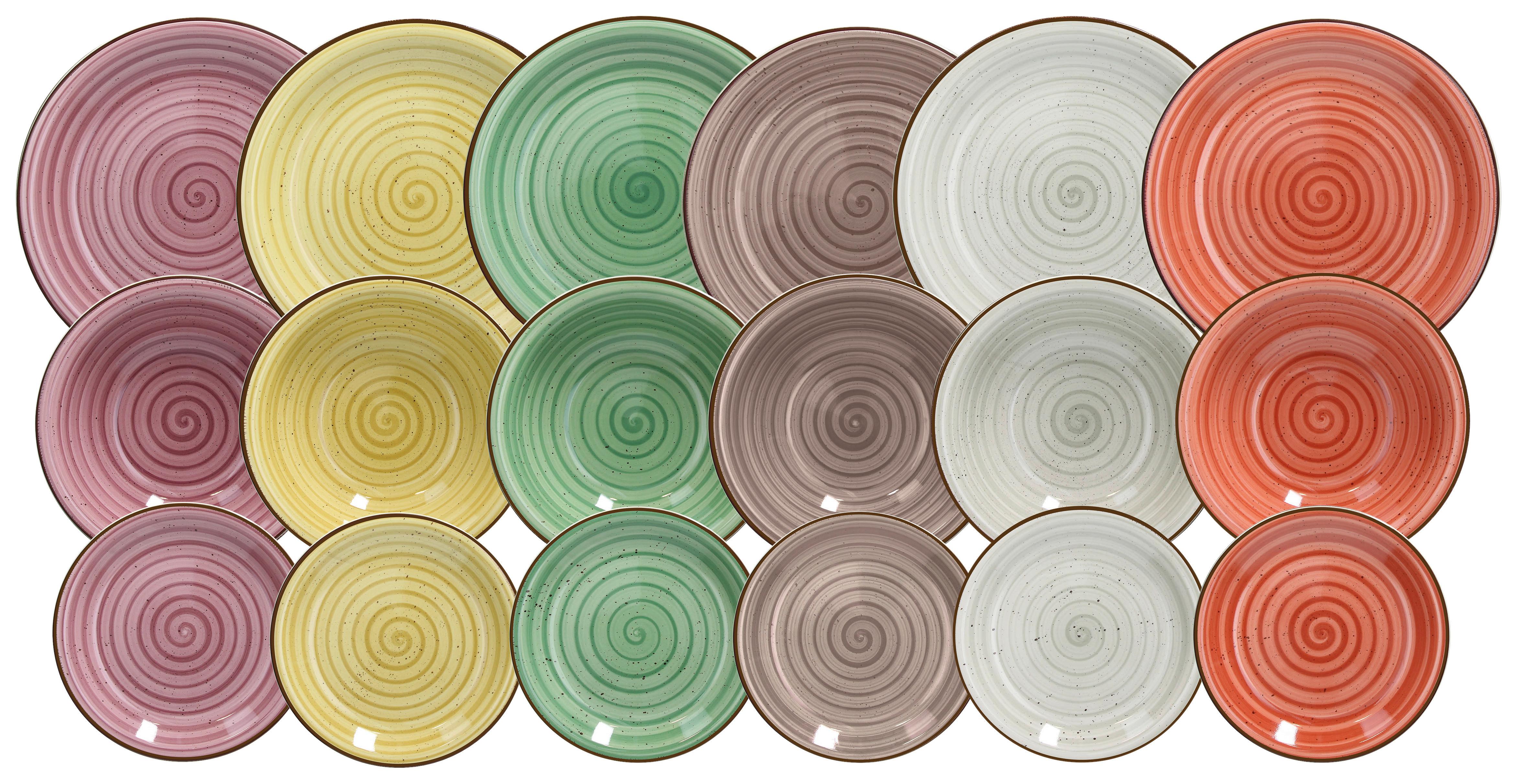 Tafelservice Corinne - Beere/Gelb, Design, Keramik - Tognana