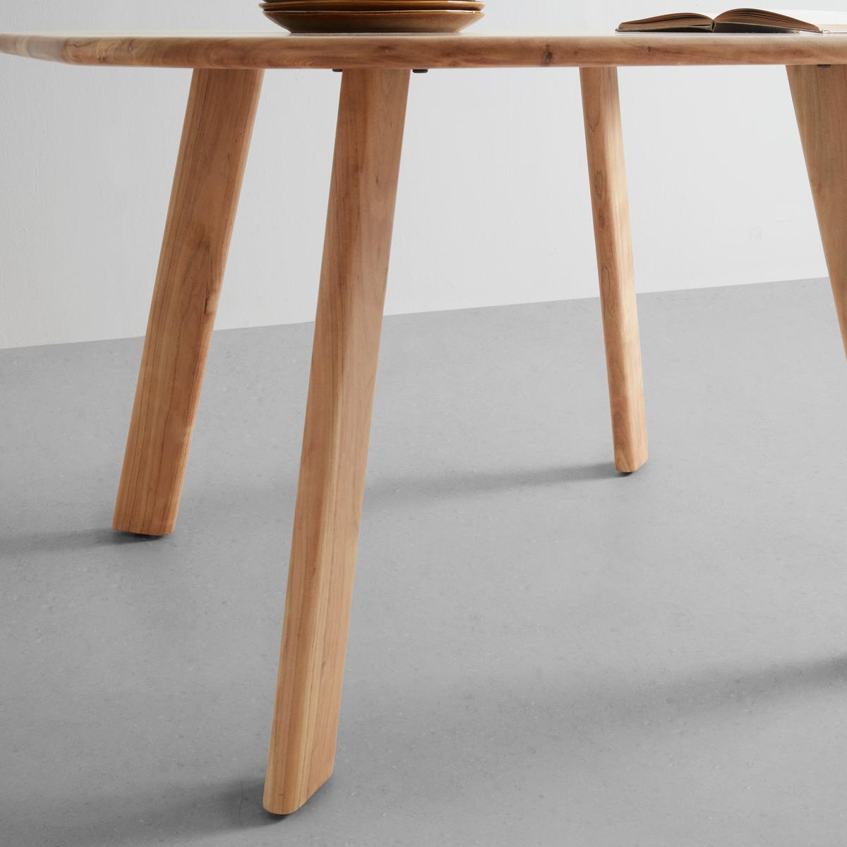 Jídelní stůl LIZA 120 - barvy akácie, Moderní, dřevo (120/76/120cm) - Premium Living