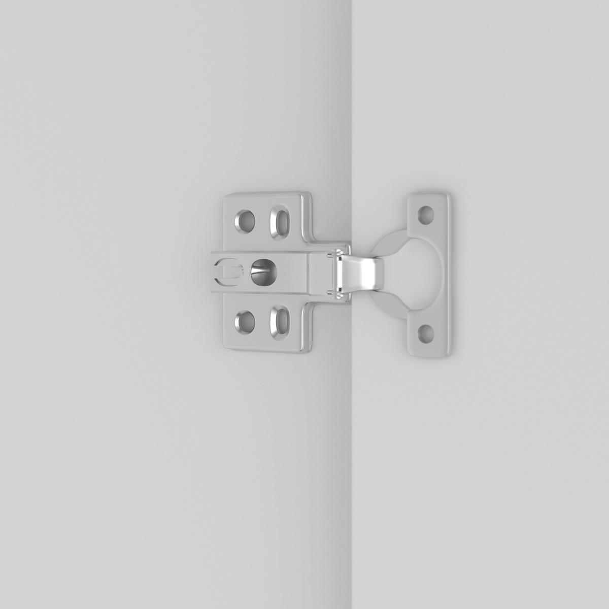 Šatní skříň ALEX š. cca 151 cm, dekor bílá - bílá, Moderní, kov/kompozitní dřevo (151/223/60cm) - Bessagi Home