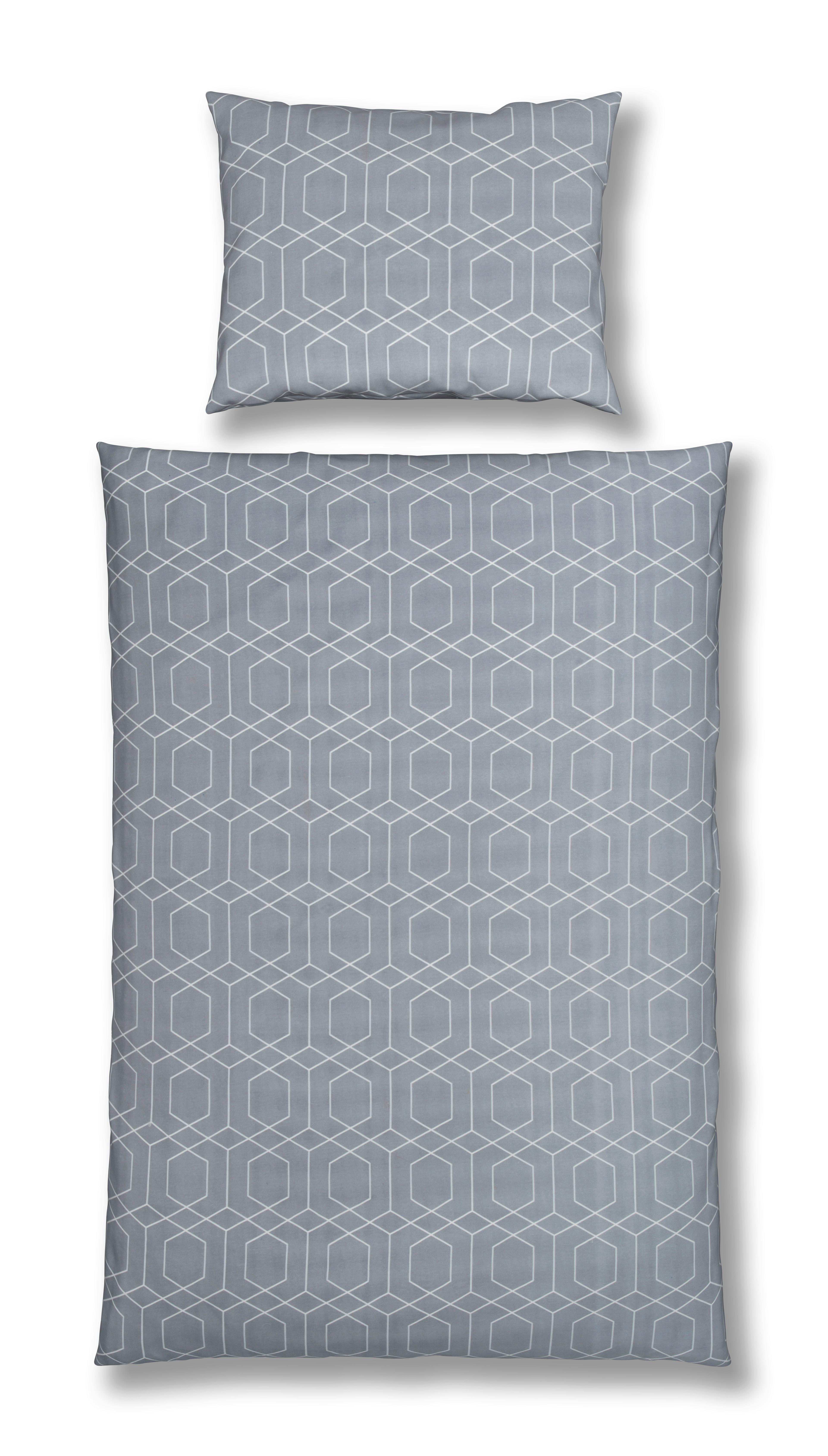 Ágyneműhuzat-garnitúra Alexia - szürke, Modern, textil - Luca Bessoni