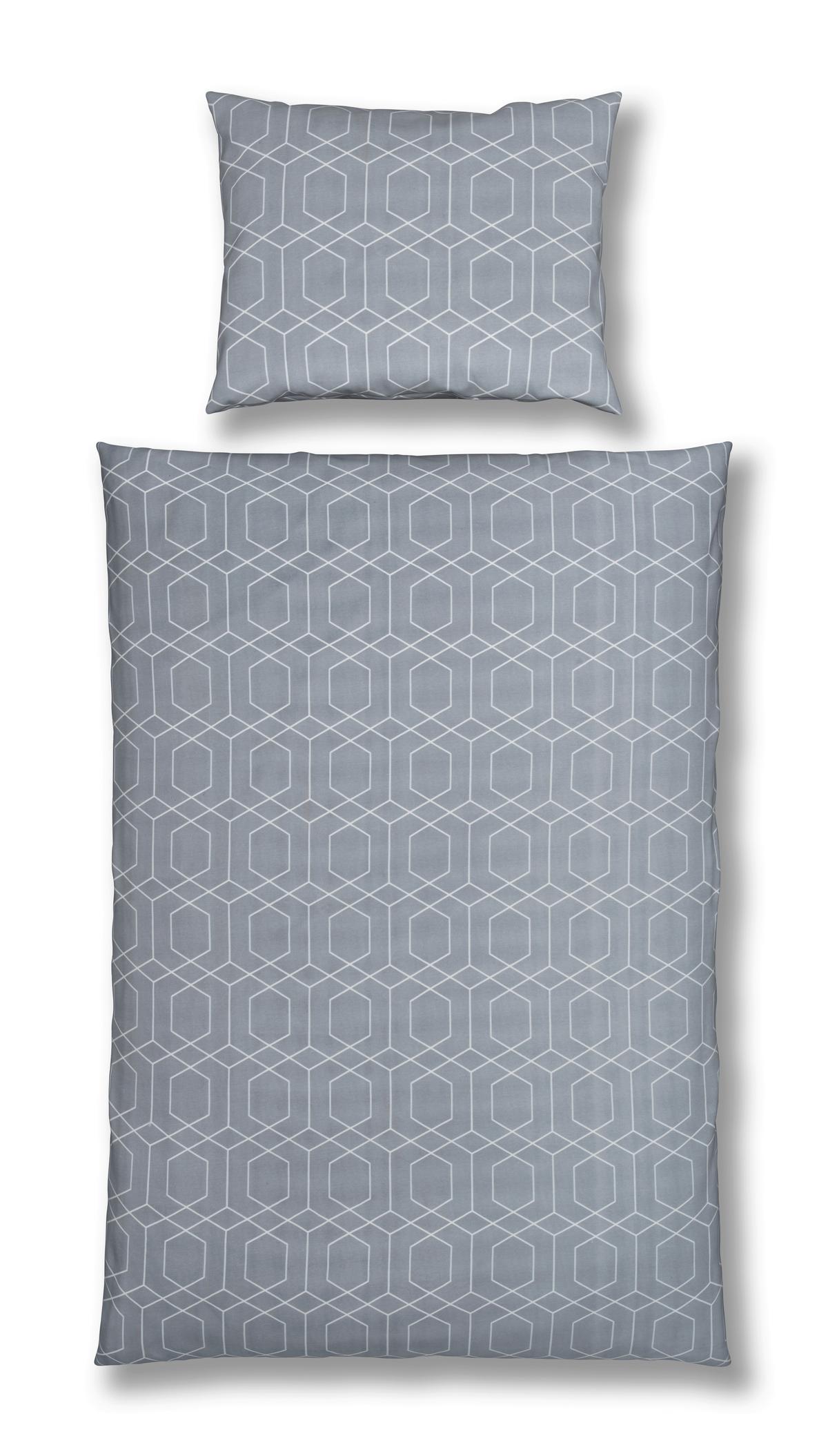 Ágyneműhuzat-garnitúra Alexia - szürke, Modern, textil - Luca Bessoni
