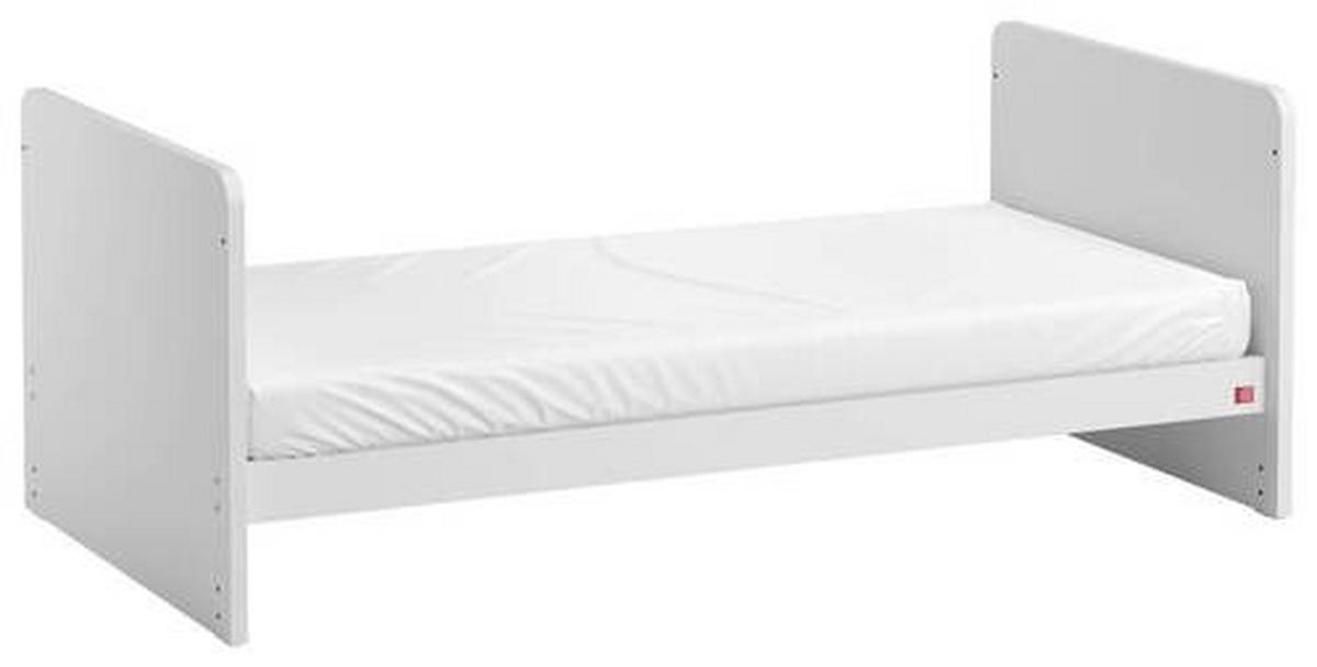 Gitterbett Leaf - Weiß, MODERN (70/140cm) - MID.YOU