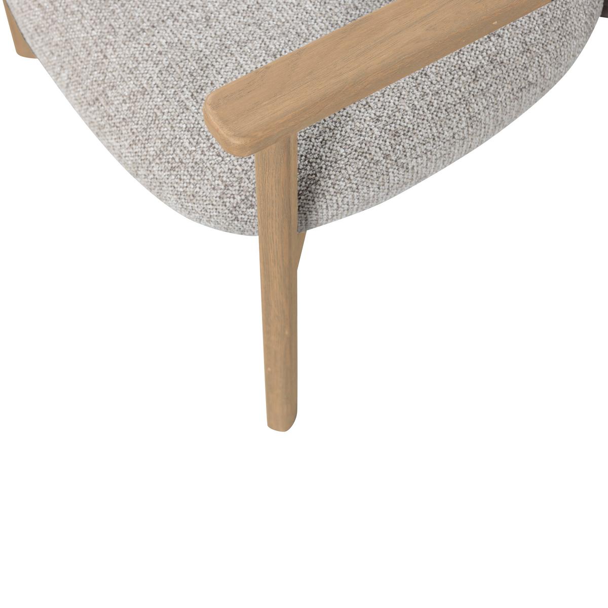 Sessel Udar Naturfarben B: 68cm - Naturfarben, Design, Holz/Textil (68/76/75cm) - Livetastic