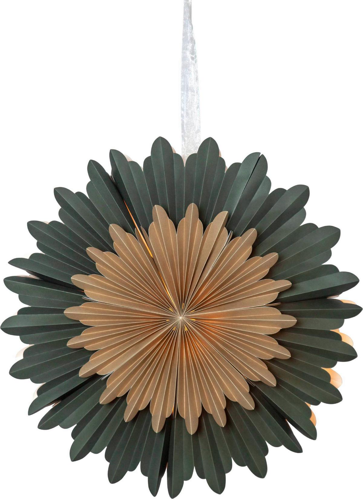 Led-dekoleuchte 411383 Crystal - Grün, Basics, Papier (50/20/50cm) - Eglo