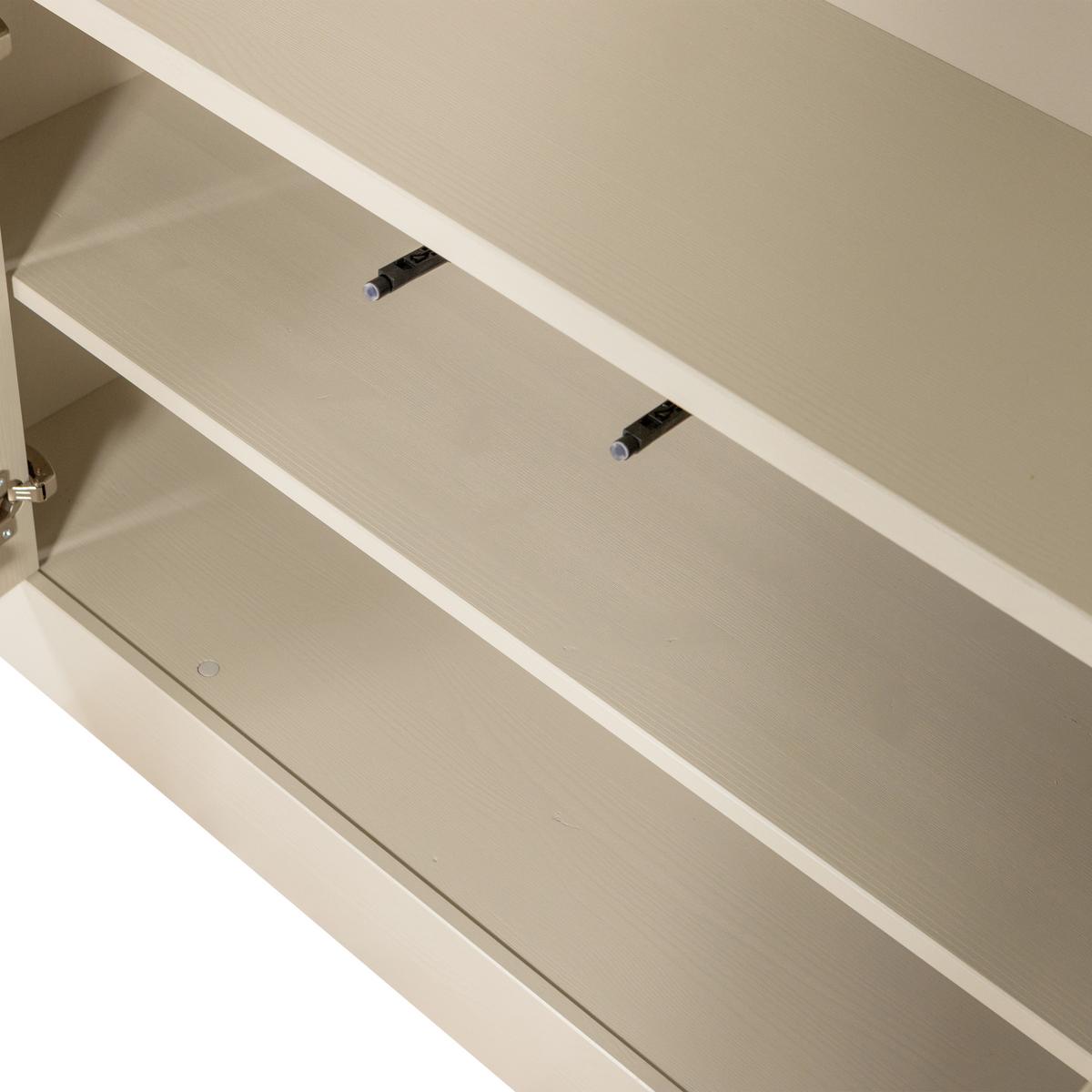 Regal Wallcover Grau B: 117 Cm - Grau, Design, Holz (117/229/31cm) - Livetastic