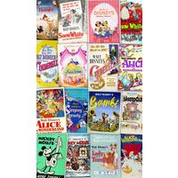 Vliestapete Disney Movie Retro Girl - Multicolor, Basics (120/200cm) - Komar