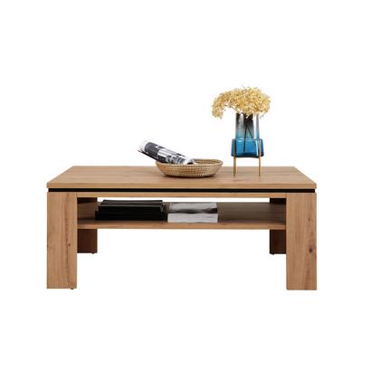 Couchtisch in Eiche-Dekor und Schwarz Couchtisch NYON