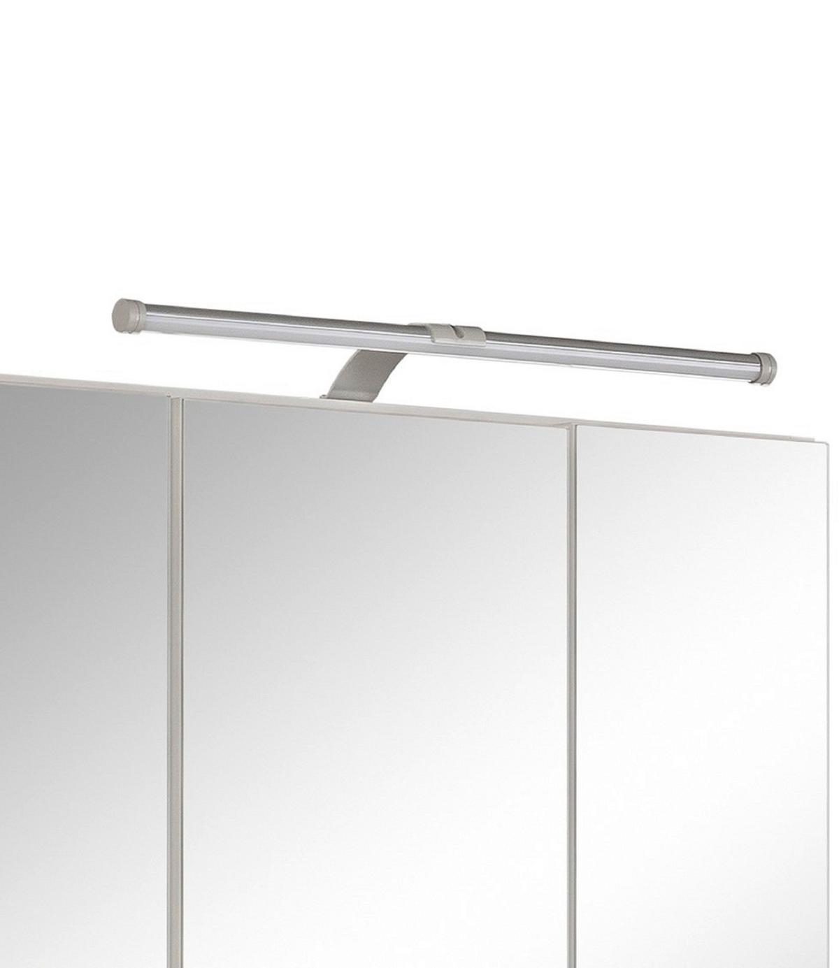 Spiegelschrank Riga 2-Türig BxHxT: 60x71x20 cm - Weiß, MODERN, Holzwerkstoff (60/71/20cm) - Held
