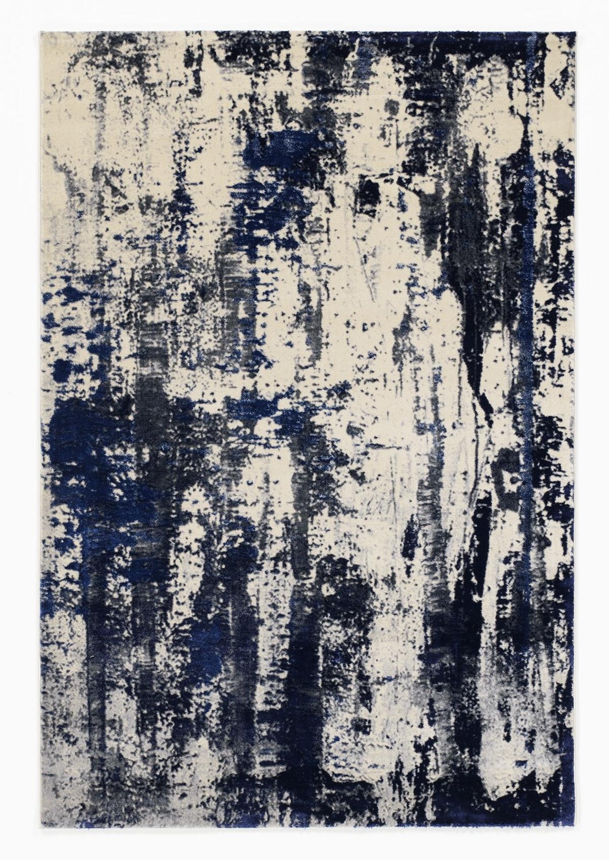 Webteppich Blau/grau Wave Arte 140x200 Cm - Blau/Grau, Design, Textil (140/200cm) - Musterring