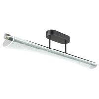 Led Mennyezeti Lámpa 68256d Malinda - nikkelszínű/antracit, Design, műanyag/fém (81/12/19cm) - Globo