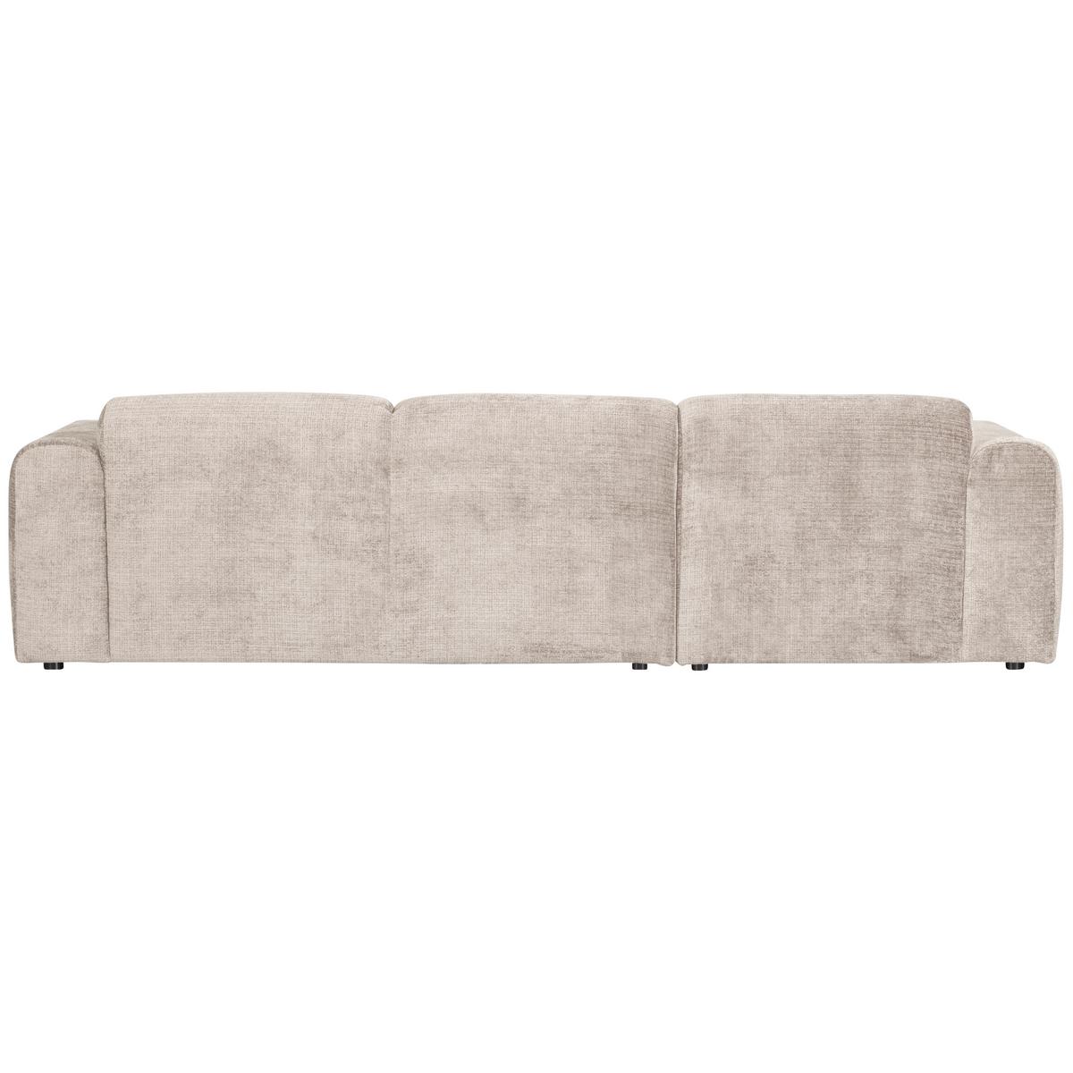 ECKSOFA Cloud Naturfarben S: 165x280cm - Schwarz/Naturfarben, Design, Textil (165/280cm) - Livetastic