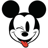Fototapete Dd1-057 Mickey Head Optimism - Multicolor, Trend (128cm)