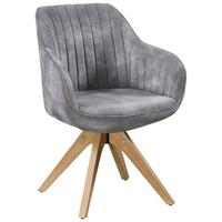 ŽIDLE S PODRUČKAMI RELAX - šedá/barvy buku, Moderní, dřevo/textil (60/82/62cm) - Mömax