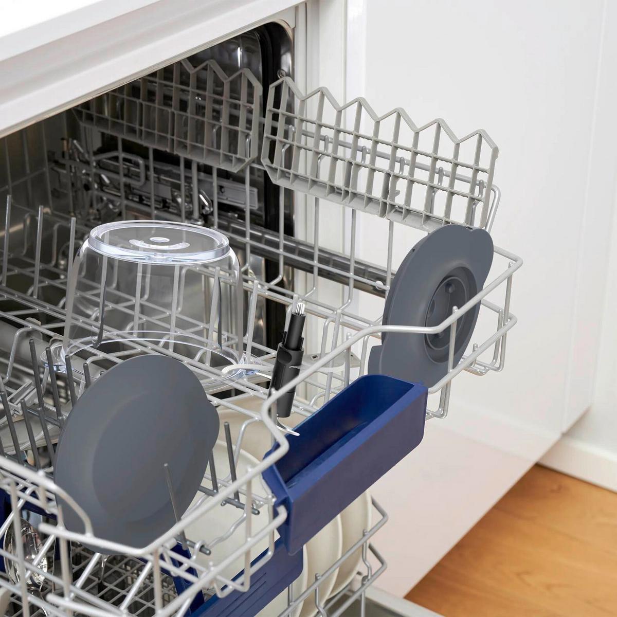 UNIVERSALZERKLEINERER 500W, 1000ml - Grau, Basics, Glas (21,7/18,4/25,4cm) - Tefal