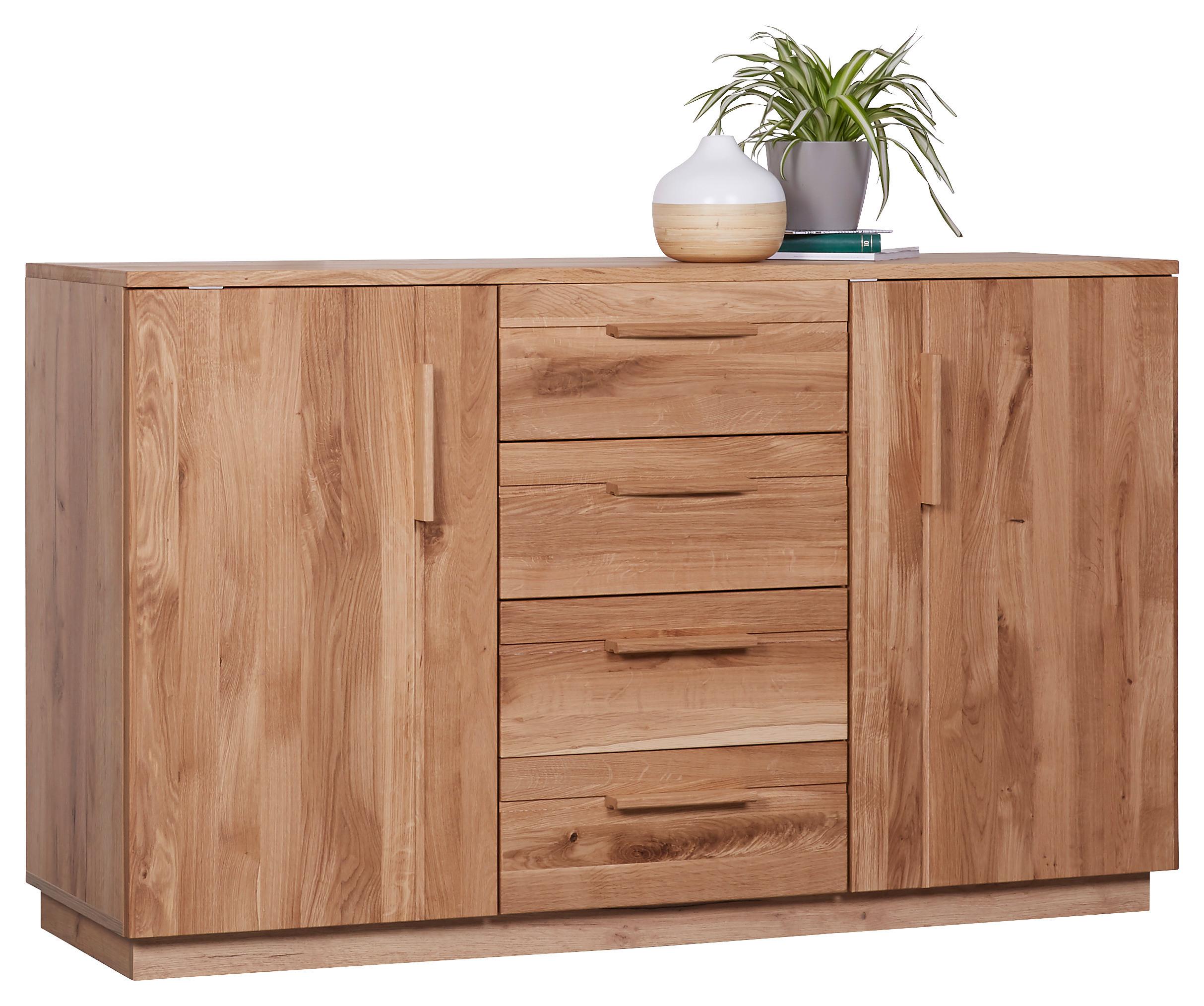 KOMODA VERO - farba duba, Konventionell, drevo (150/89/45cm)