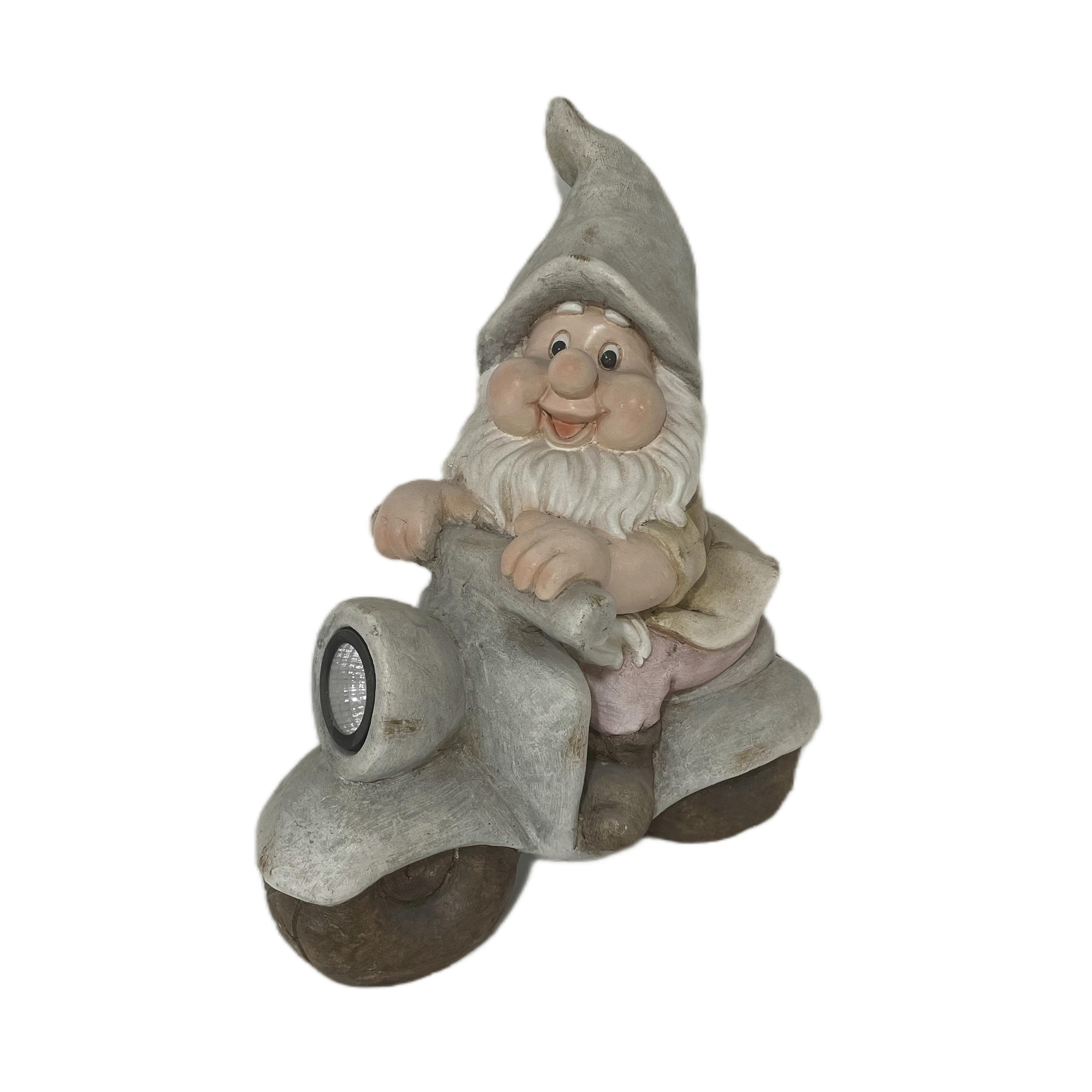 Dekofigur Zwerg H: 32,5 cm Naturstein für In- & Outdoor