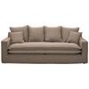3-sitzer-sofa Aurora - Schwarz/Braun, Trend, Textil (227/92/105cm) - Livetastic