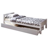 Bett Lupo 90x200 cm Weiß - Weiß, Basics, Holz (90/200cm) - Carryhome