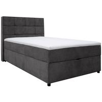 Boxspringbetten mit Topper Beettkasten 140x200 Catania - Anthrazit, MODERN, Holz/Holzwerkstoff (140/200cm) - MID.YOU