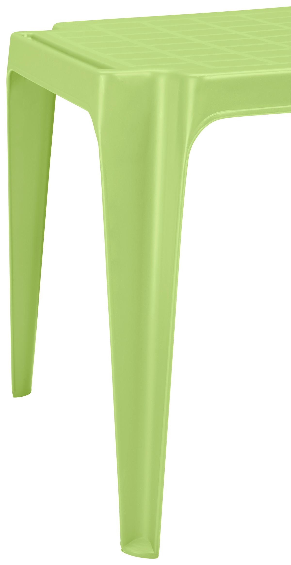 Kindertisch Tavolo Baby Grün Kunststoff Wetterfest - Grün, MODERN, Kunststoff (55/50/44cm) - BUNINO