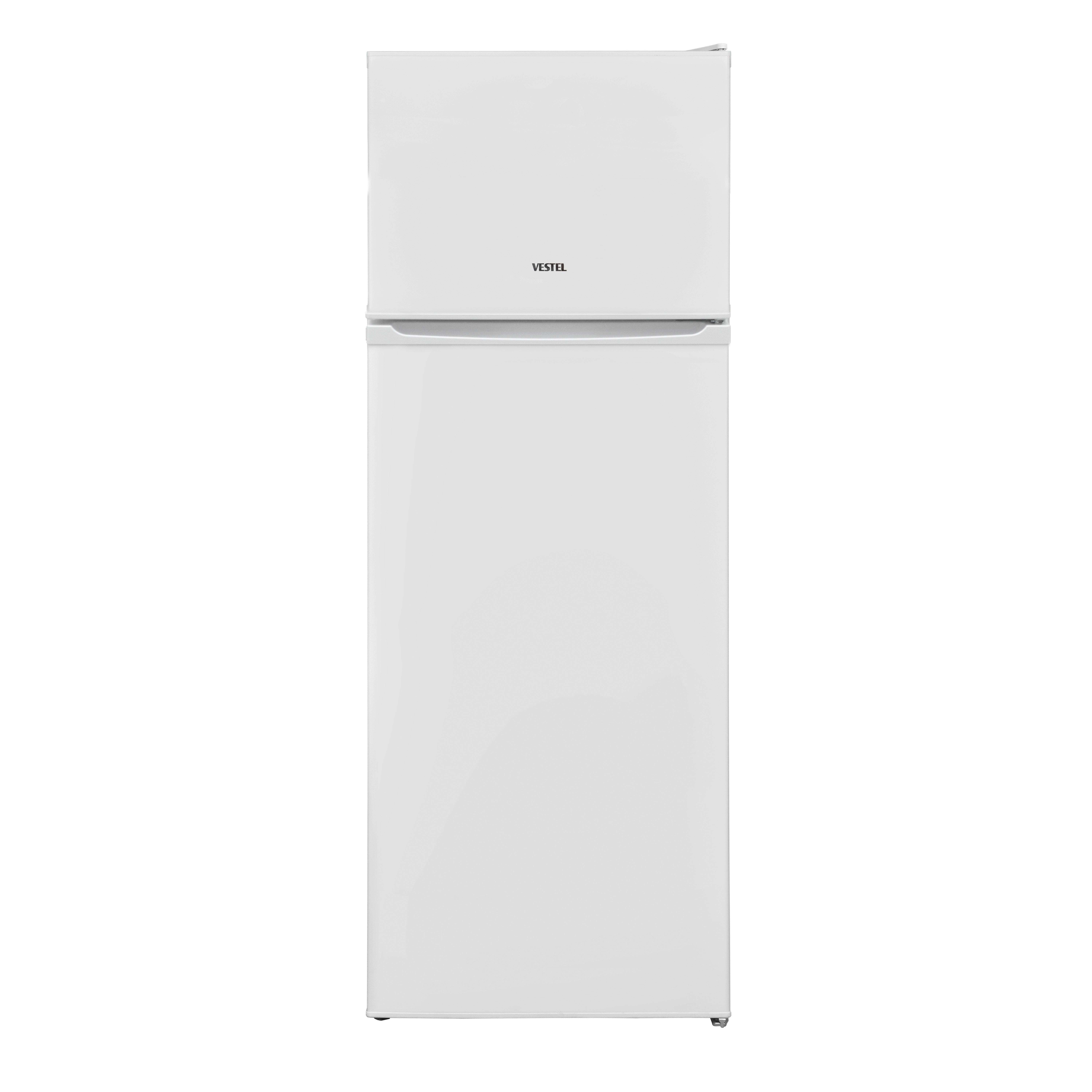 Kühl-gefrierkombination Va-Cflt145ewn Weiß 171+42 L - Weiß, Basics, Glas/Kunststoff (54/144/57cm) - Vestel