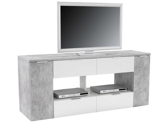 Médiaállvány Bernd - Szürke/Fehér, modern, Faalapú anyag (180/70/40cm) Médiaállvány Bernd - Szürke/Fehér, modern, Faalapú anyag (180/70/40cm)