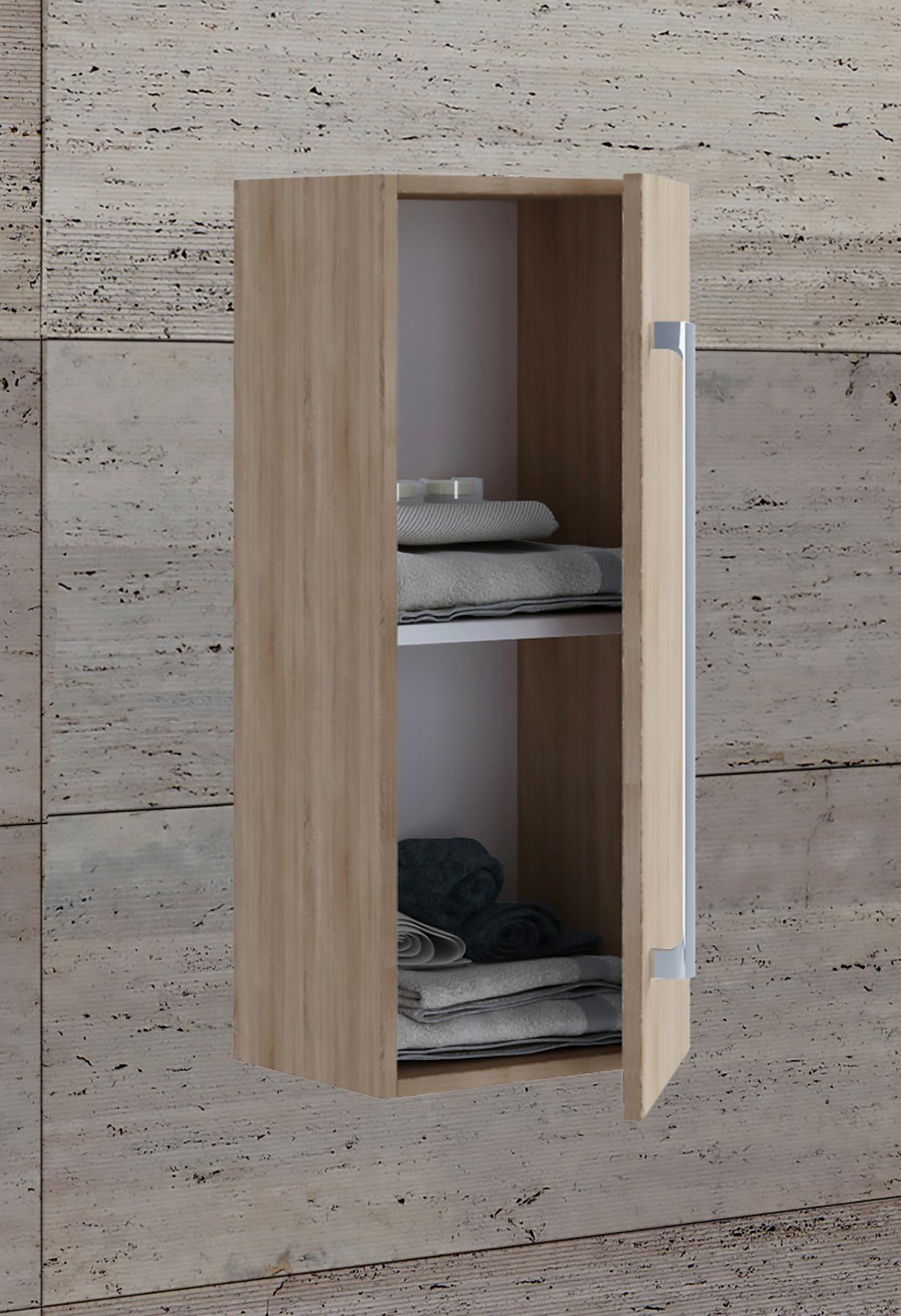 Midischrank Badinos Sonoma Eiche B: 33 cm - Sonoma Eiche, MODERN, Holzwerkstoff (33/75/22cm) - MID.YOU