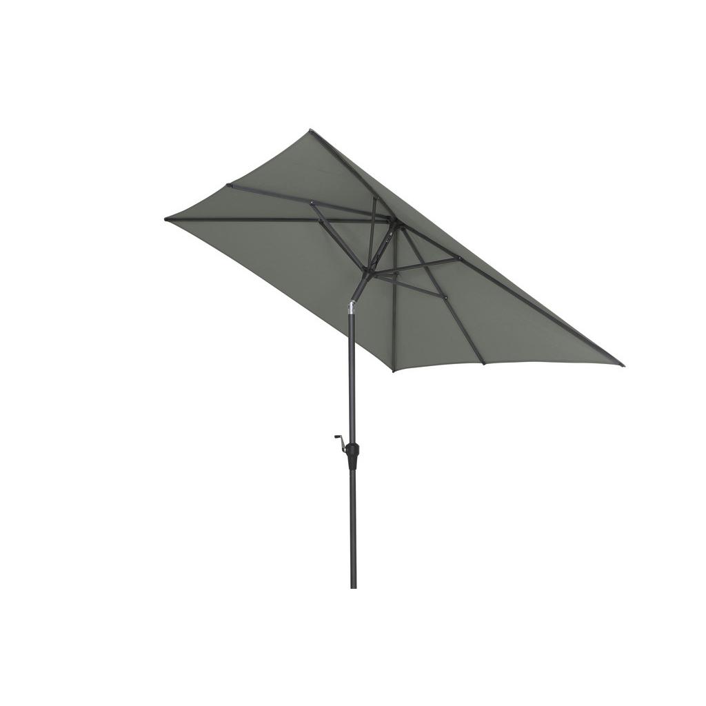 Sonnenschirm BxHxT 250x238x200 cm Anthrazit/Olivgrün