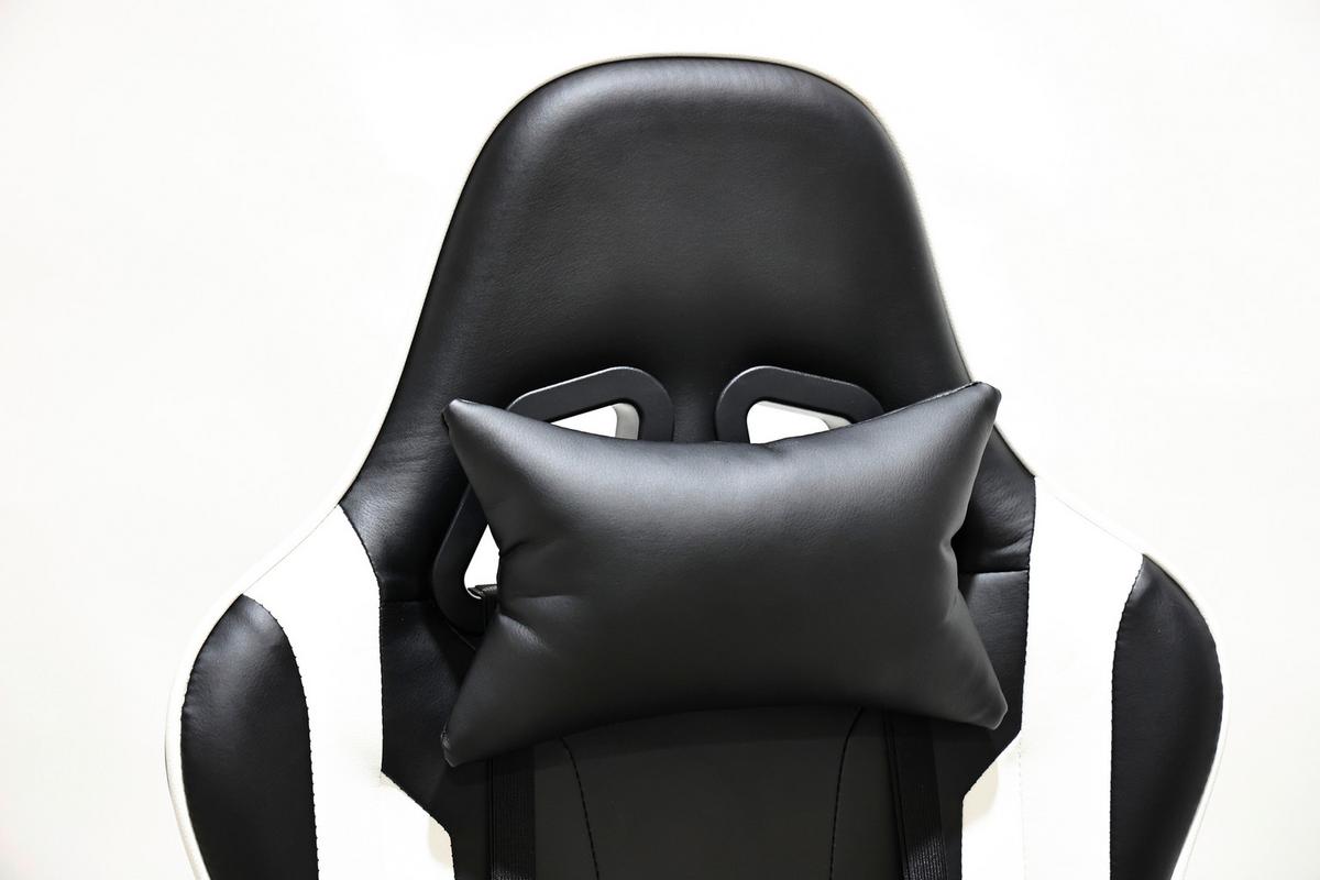 Otočná stolička ZIVA - čierna/biela, Modern, kov/textil (69,5/120-130/66cm) - Mömax