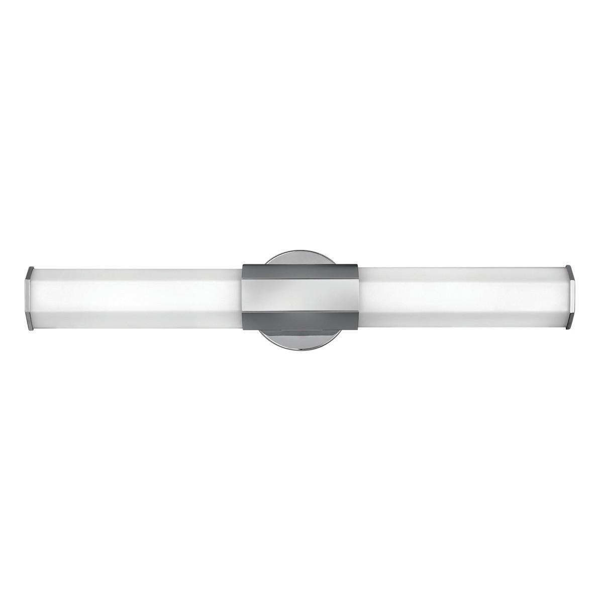 Bad-Wandleuchte Facet Ip44 2-Flammig In Chromfarben - Chromfarben, Design, Glas/Metall (65,9/12,7/10.5cm) - Elstead Lighting