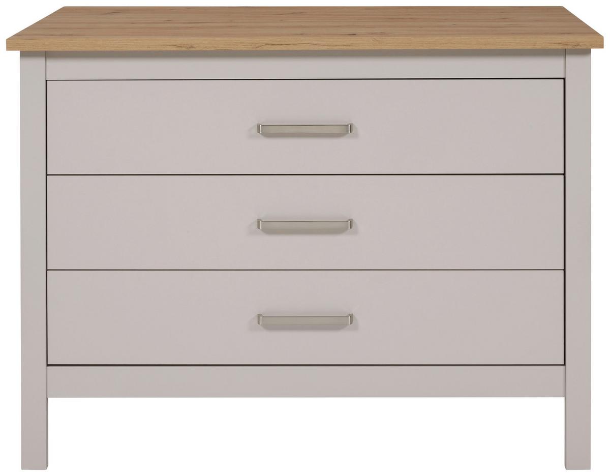 Kücheninsel Sardegna - Kaschmir/Eiche Artisan, ROMANTIK / LANDHAUS, Holzwerkstoff (124/91,5/75cm)