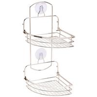 Regál do sprchovacieho kúta NIZZA - chrómová, Konventionell, kov (15/27/15cm) - Ondega