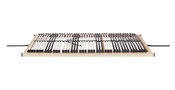 Lattenrost Comfort 90x200 cm verstellbar 7 Zonen - Schwarz/Weiß, Holz (140/200cm) - Primatex