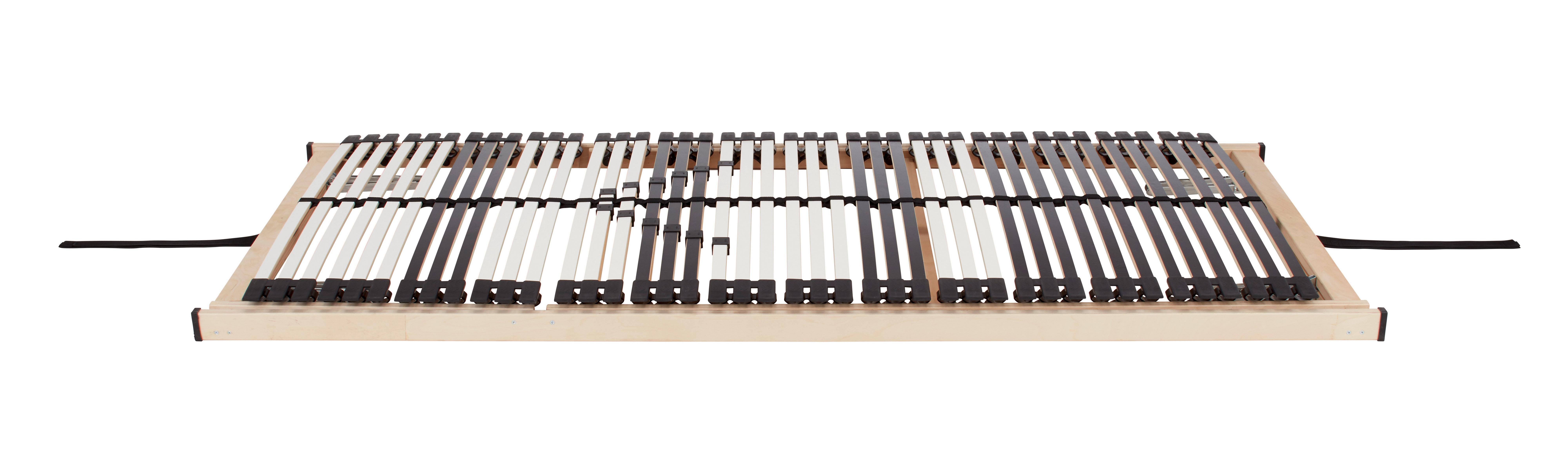 Lamenový rošt COMFORT KF - bílá/černá, dřevo (90/200cm) - Primatex