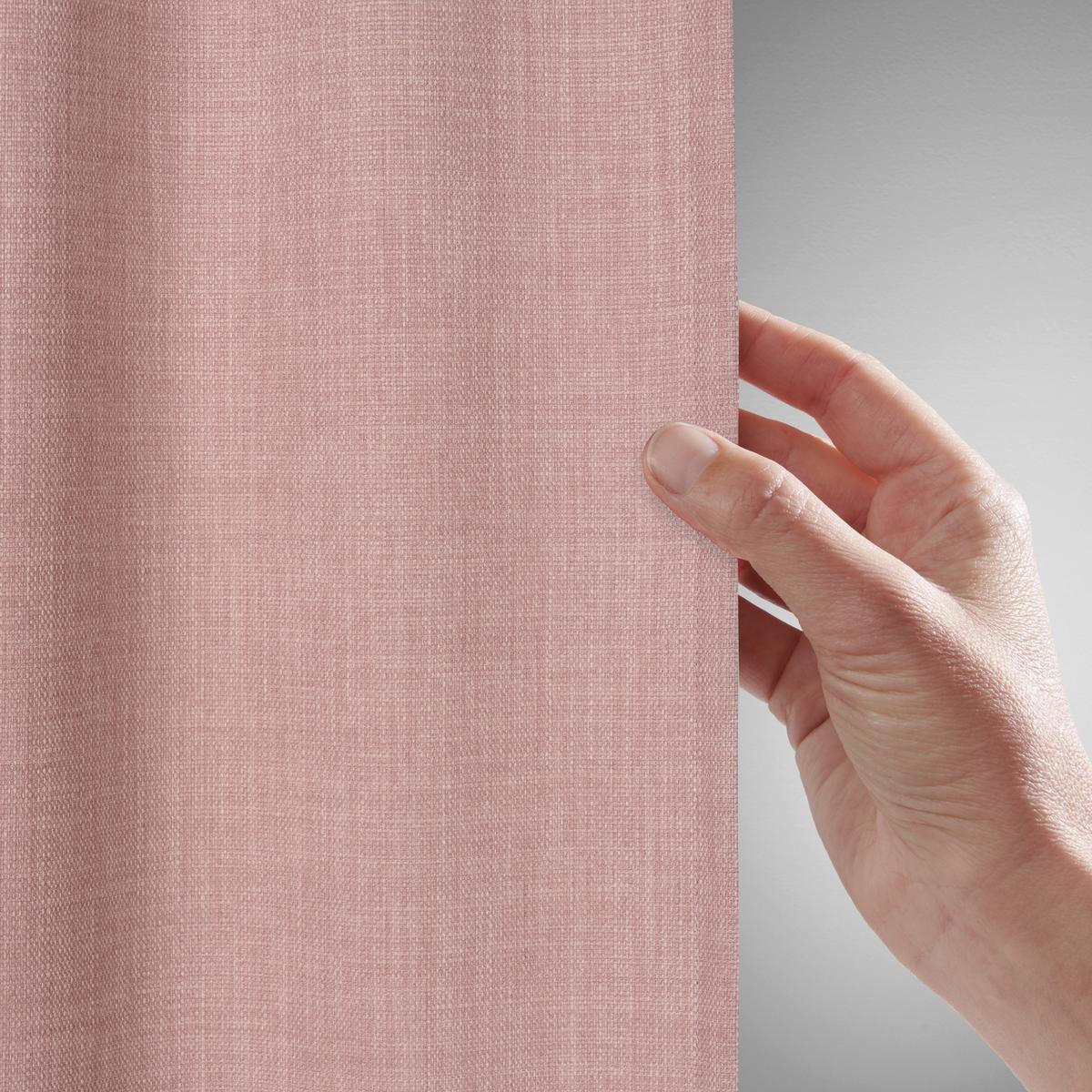 HOTOVÝ ZÁVES LEO - ružová, Modern, textil (135/300cm) - Premium Living