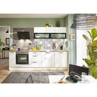 Küchenblock Pn210 - Weiß, LIFESTYLE, Holzwerkstoff (280cm) - Pino