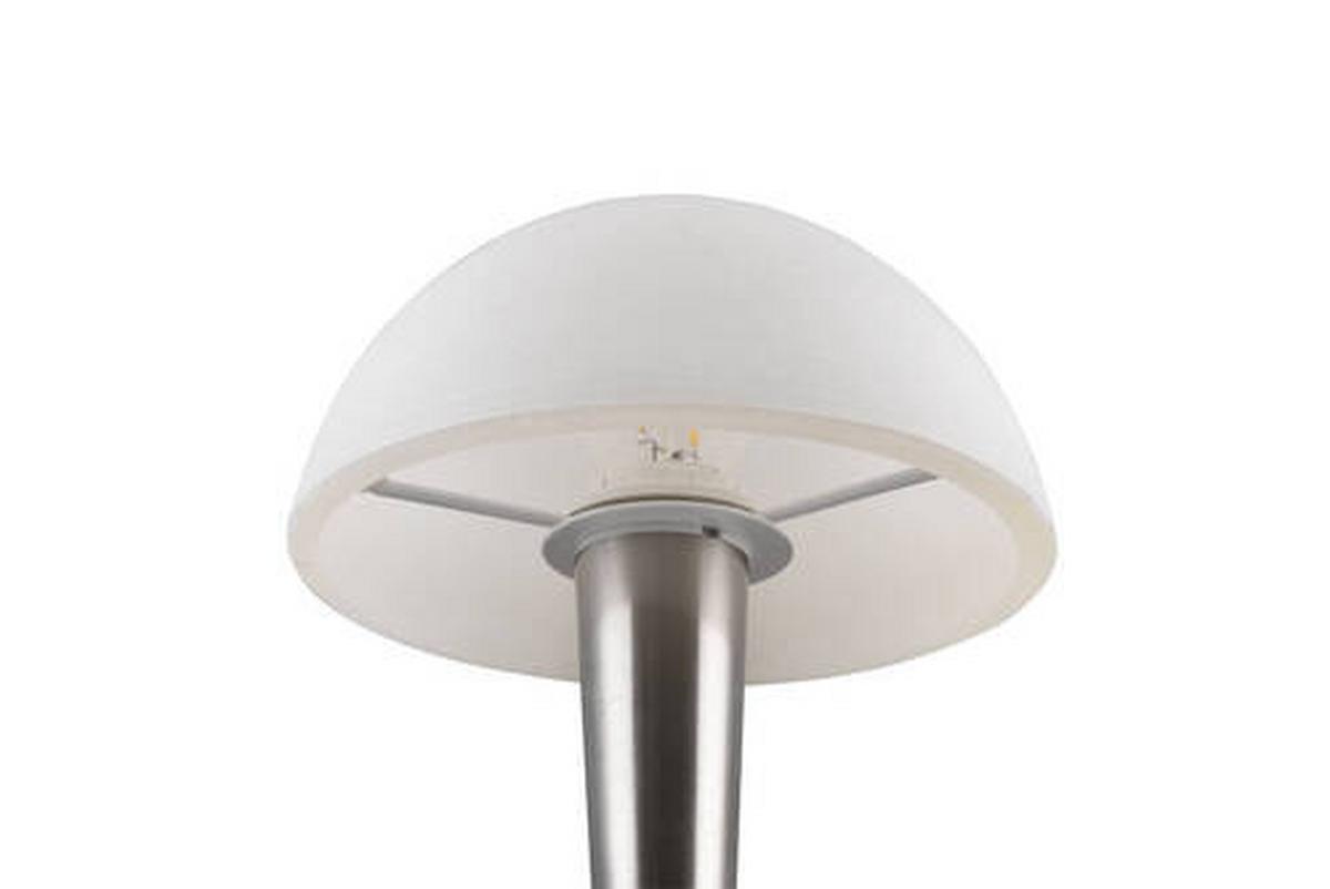 Tischleuchte R59561107 Canaria - Weiß/Nickelfarben, Basics, Glas/Metall (15/26,5cm)
