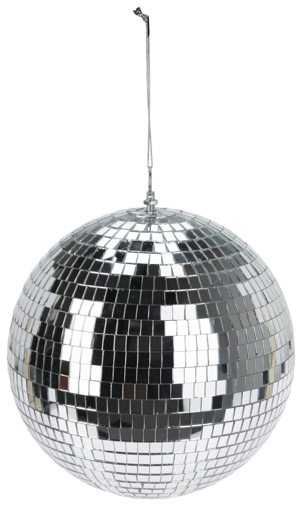 Dekorační  koule DISCO - barvy stříbra, Moderní, sklo (25cm) - Mömax