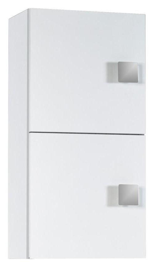 Hängeschrank Mit 2 Türen Quadra B: 33 cm Weiß - Weiß, MODERN, Holzwerkstoff (33,0/65,0/20,0cm) - MID.YOU