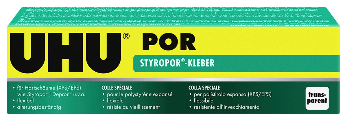 Styroporkleber Por Transparent Innen/Außen, 40 G - Transparent, Basics, Metall (14/3,8/3,2cm)