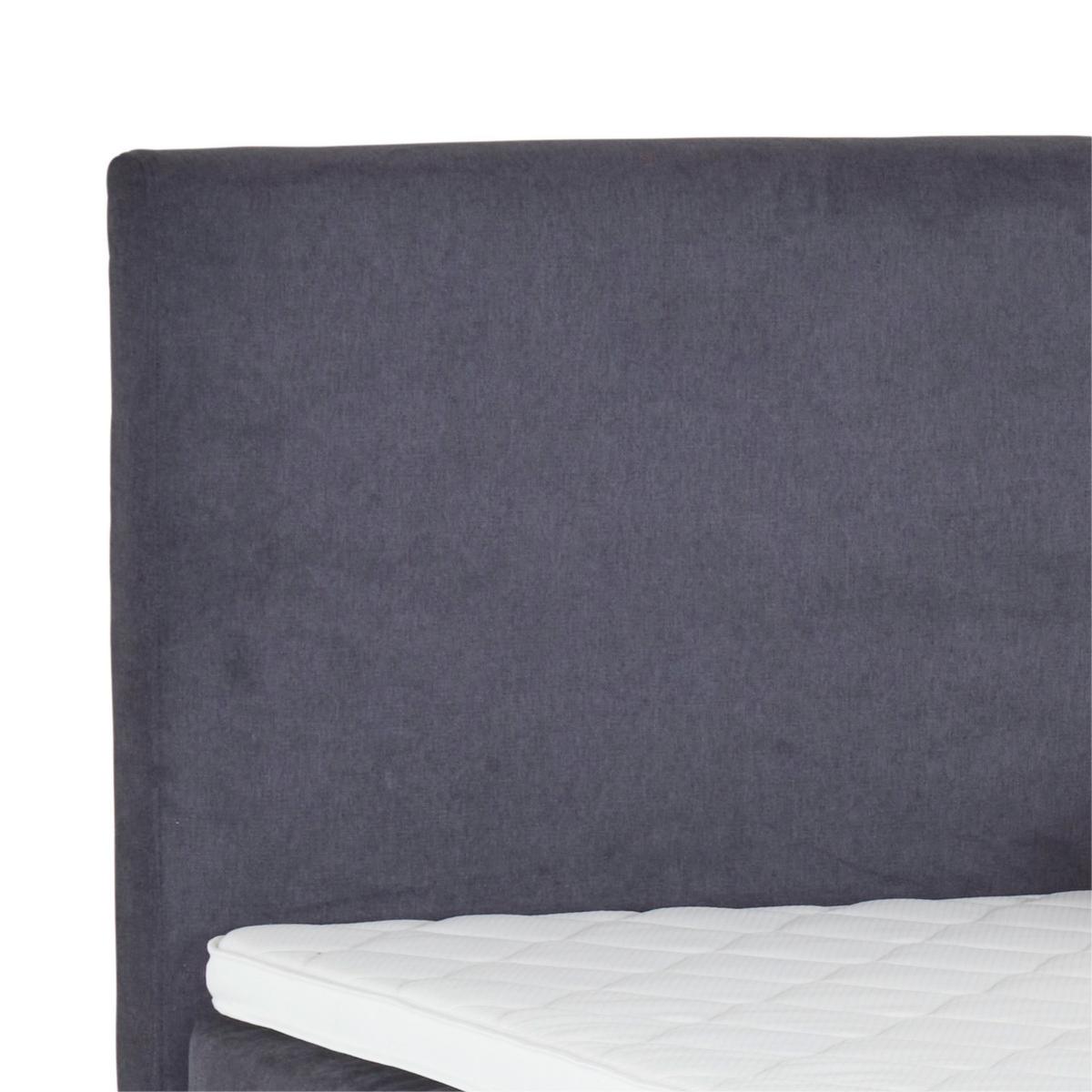Boxspringbett Kleopatra - Anthrazit, KONVENTIONELL, Holz/Holzwerkstoff (180/200cm) - Ondega