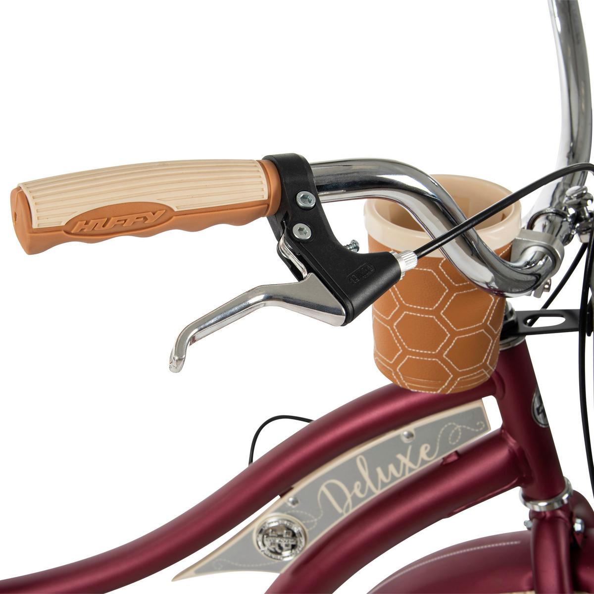 Kinderfahrrad Deluxe Bordeaux, 26 Zoll - Bordeaux, Basics, Metall (69,5/112/172cm)