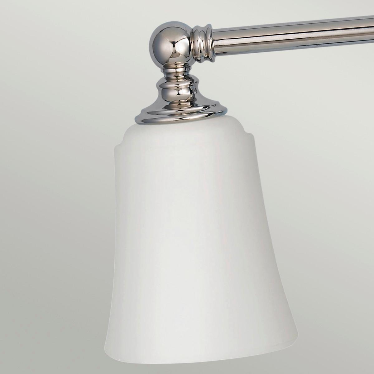 Bad-wandleuchte Ip44, 3-Flammig, Chromfarben - Chromfarben, Design, Glas/Metall (53.3/24.8/15.2cm) - Elstead Lighting