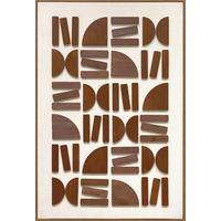 Obraz na plátne Denise 60/90cm - hnedá/farba vlašského orecha, Modern, kompozitné drevo/textil (60/90cm) - Premium Living