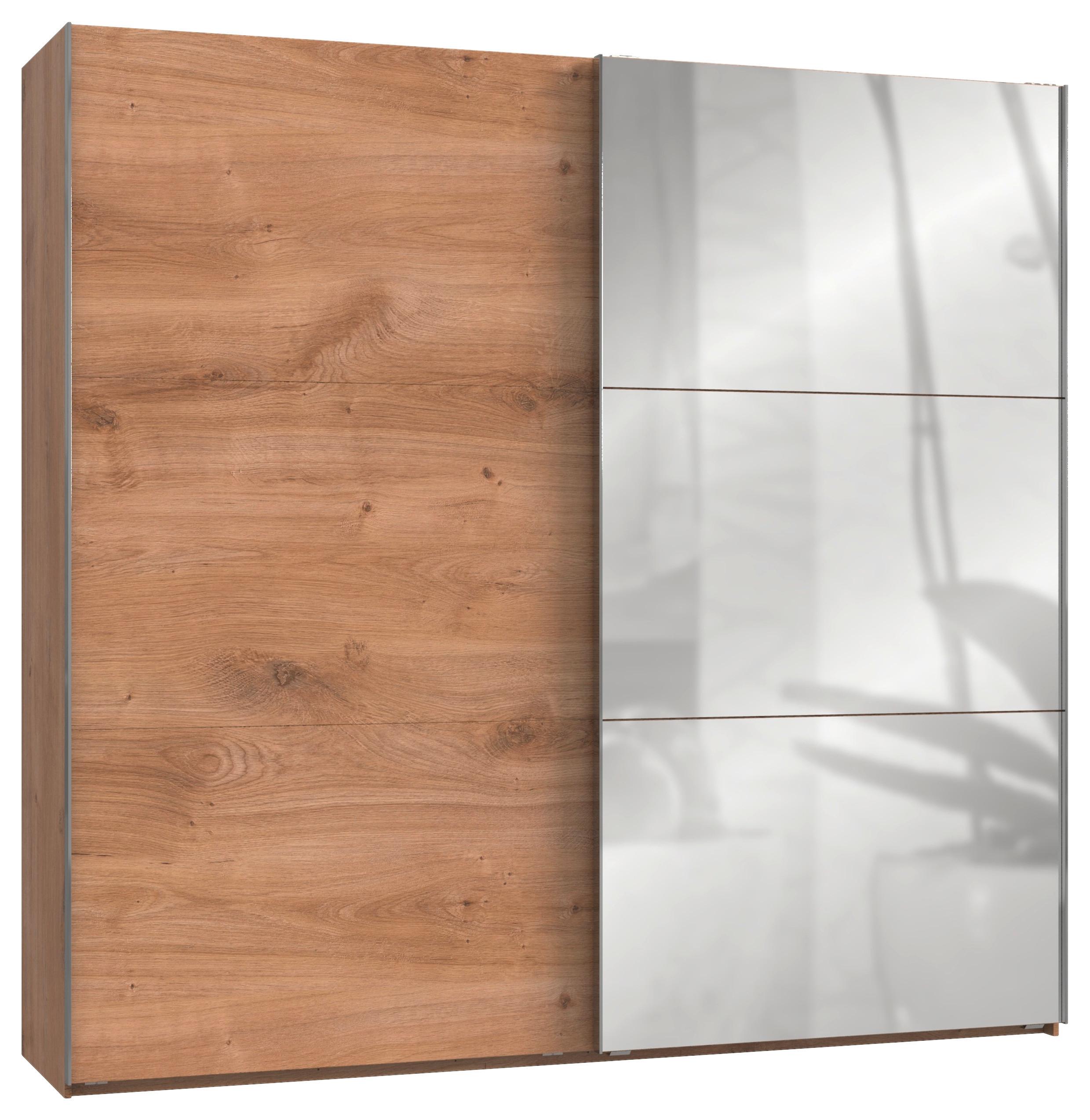 Schwebetürenschrank 250cm Level, Eiche Dekor
