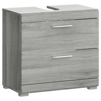 Waschbeckenunterschrank Soul B: 60 cm Silbereichenfarben - Silbereichenfarben, MODERN, Holzwerkstoff (60/56/34cm) - MID.YOU