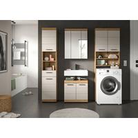 Badezimmer Scout Kaschmir/Naturfarben B: 160 cm - Kaschmir/Schwarz, MODERN, Holzwerkstoff (160cm) - MID.YOU
