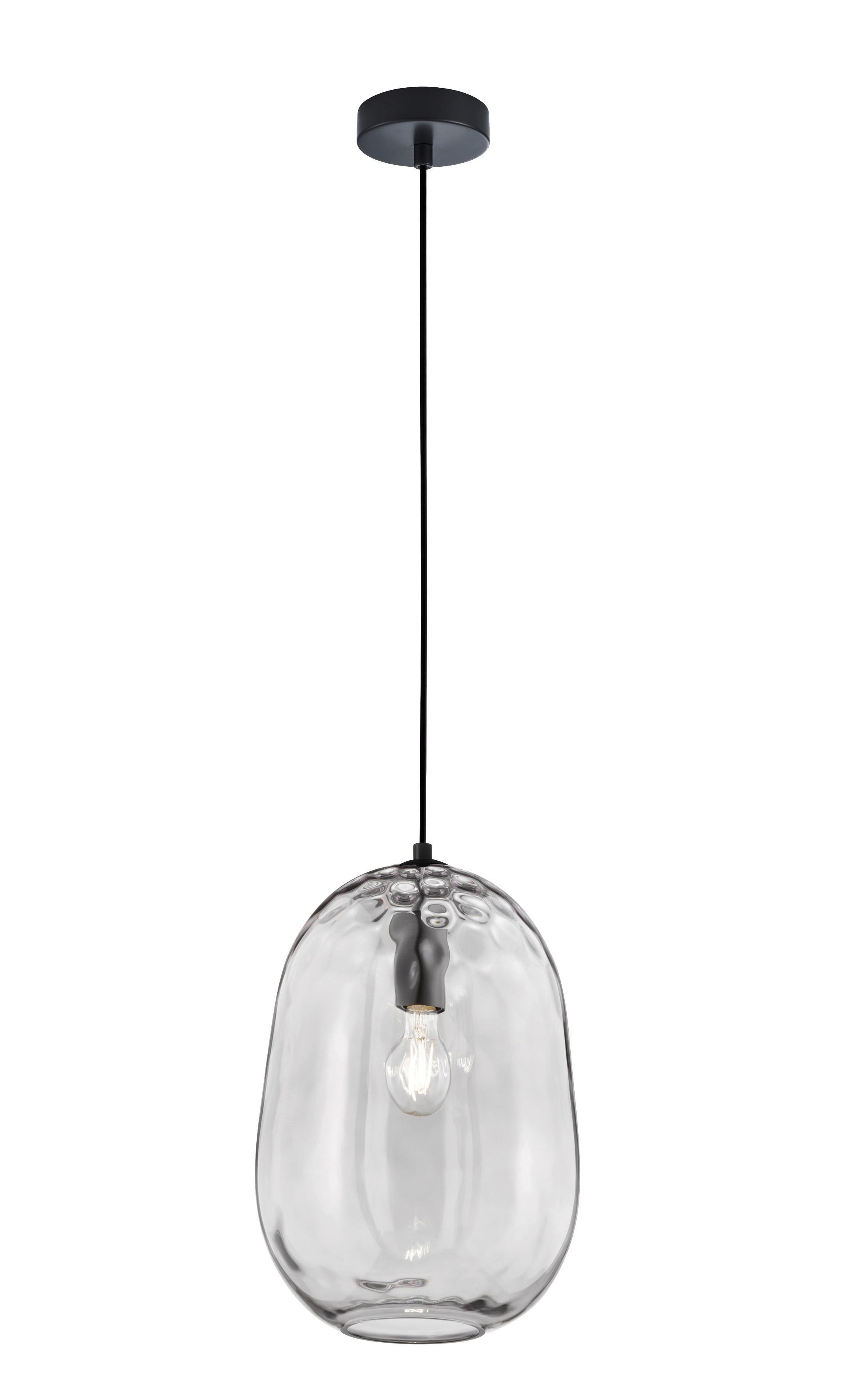 Hängeleuchte Bretagne H: 140cm 1-Flammig, Glasschirm