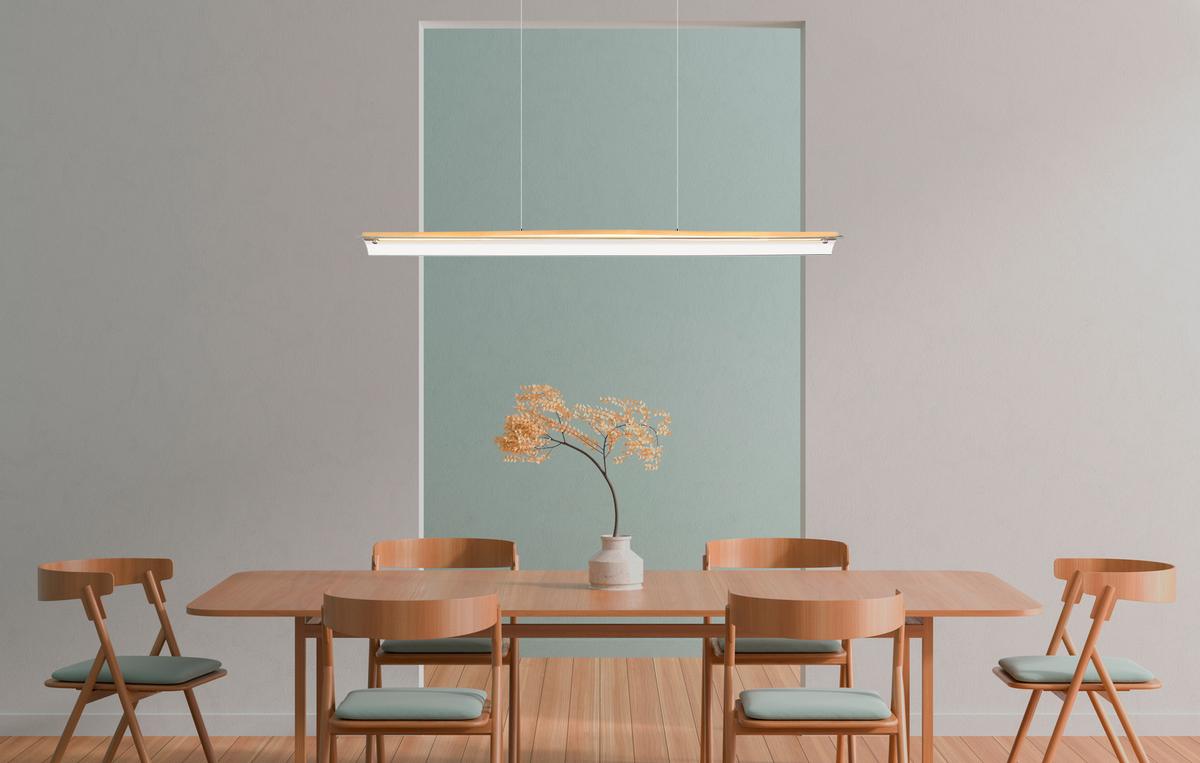 LED-Hängeleuchte 17017m - Klar/Messingfarben, Design, Glas/Metall (100/12/150cm) - Globo